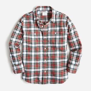 NWT Crew Cuts Plaid Flannel